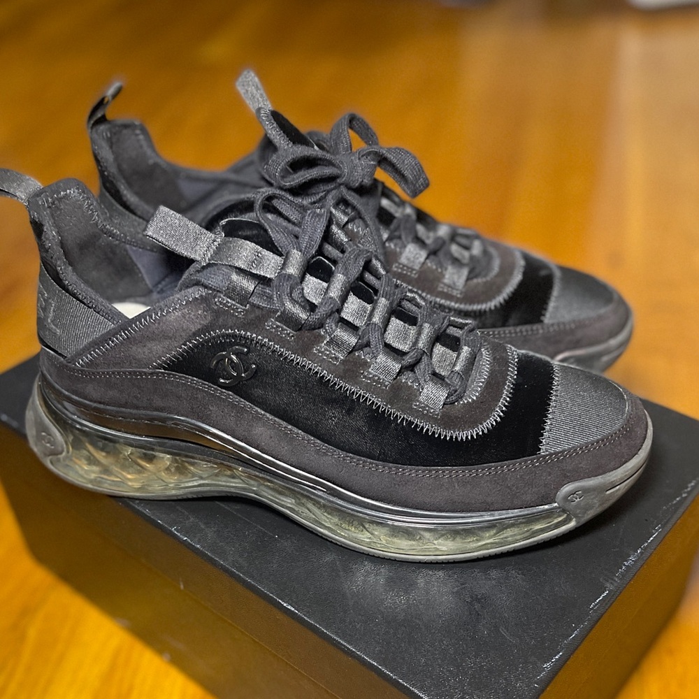 Chanel Black Sneakers - Picture 3 of 7